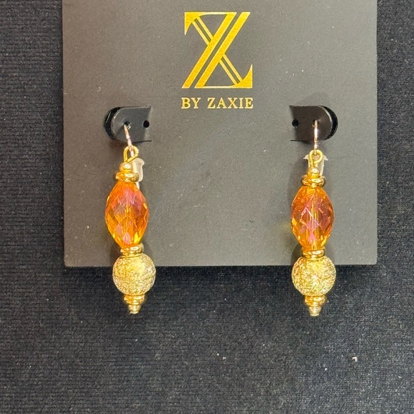 Z by Zaxie Stunning Multi Colored Faceted Stone Fish Hook Drop Earrings - Picture 14 of 15